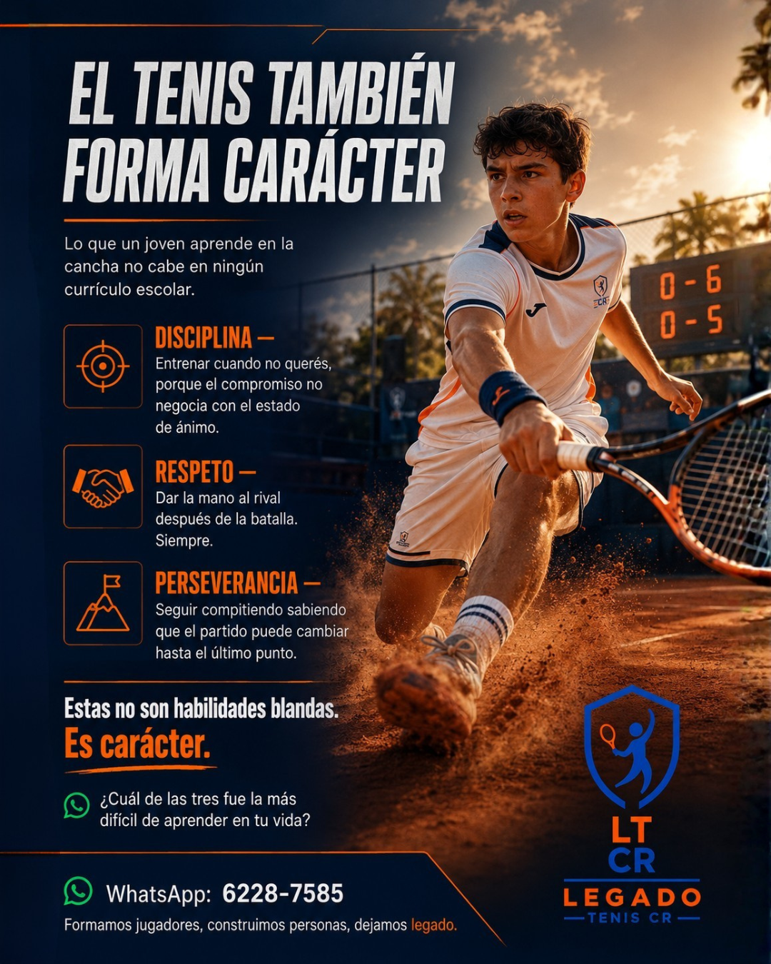 Legado Tenis CR — Diseño 1