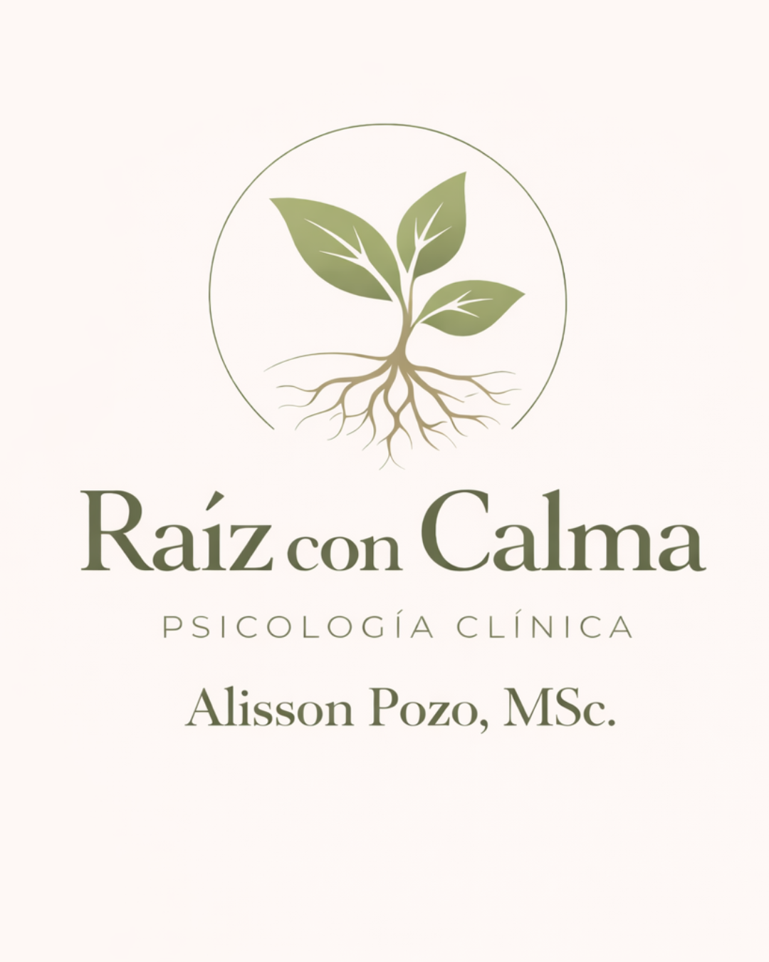 Raíz con Calma — Logo